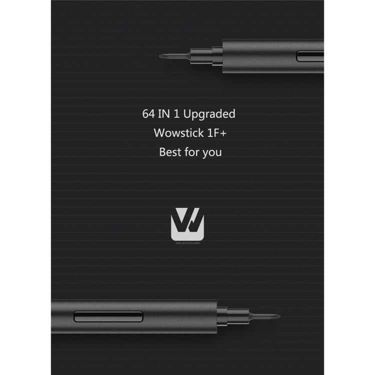 Xiaomi WOWSTICK 1F+ 69 en 1 Tournevis électrique LED Li-ion Tournevis de charge sans fil