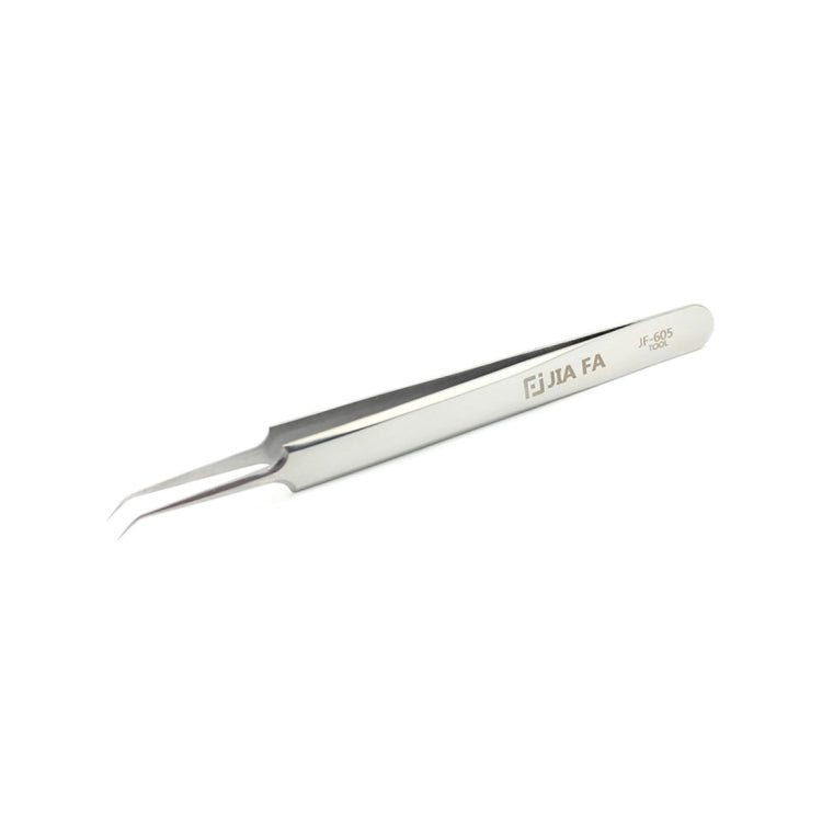 JIAFA JF-605 Stainless Steel Curved Nose Tweezers
