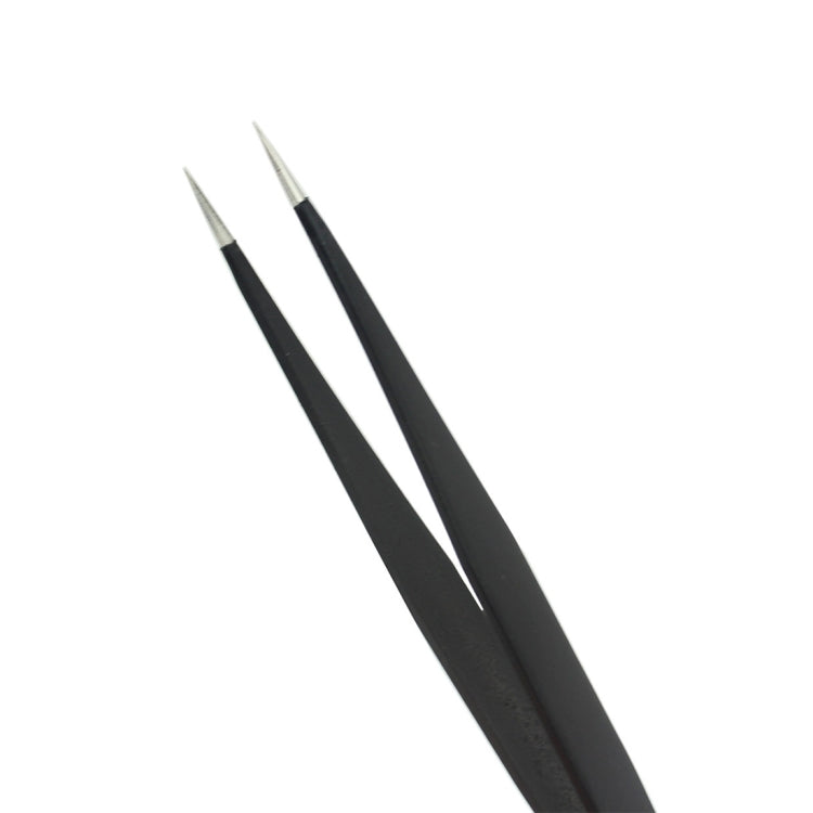 JIAFA JF-603 Straight Nose Tweezers (Black)