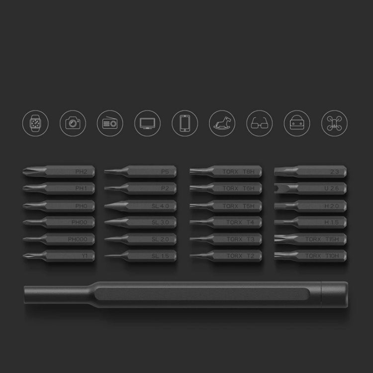 Original Xiaomi Mijia Wiha Everyday Screwdriver Kit 24 in 1 Precision Magnetic Bits Aluminum Case Mijia Wiha Screwdriver Set