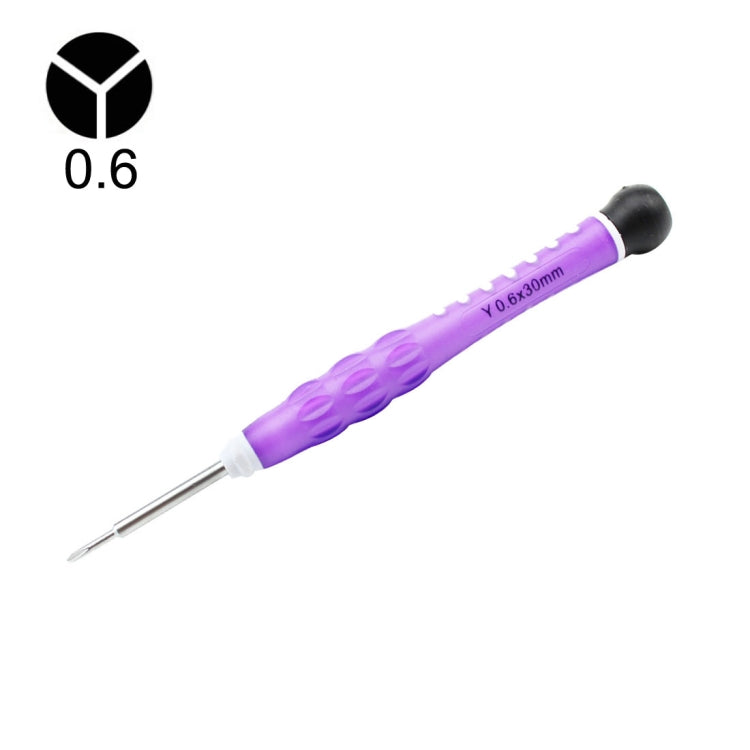 JIAFA 612 Tri-point Y 0.6 Repair Screwdriver for iPhone 7 / 7P / 8 / 8P / X and Apple Watch (Purple)