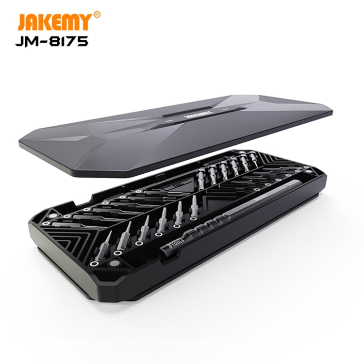 JAKEMY JM-8175 50 en 1 boîte extérieure double face ensemble d'outils de tournevis multifonctions et de précision