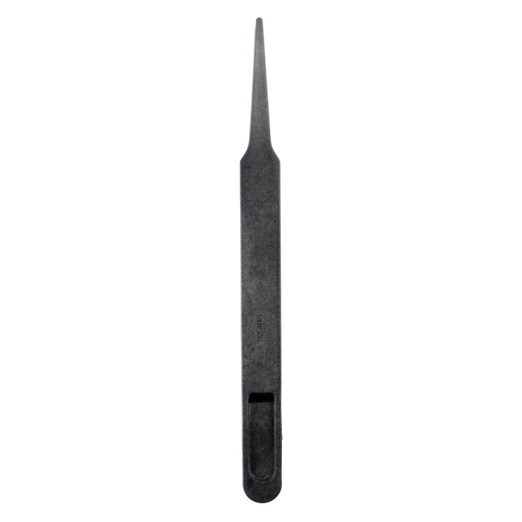 Pinzas de punta recta de fibra de carbono antiestática JF-S11 (Negras)