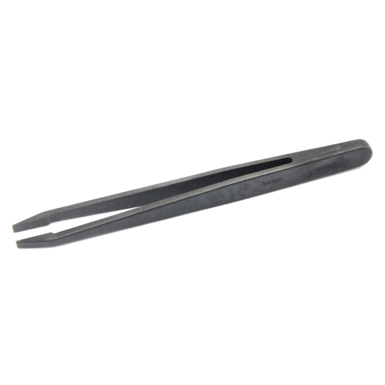Pinzas de punta recta de fibra de carbono antiestática JF-S13 (Negras)