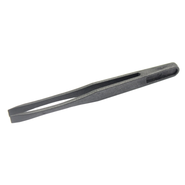 Pinzas de punta recta de fibra de carbono antiestática JF-S15 (Negras)