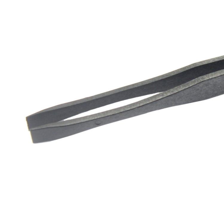 Pinzas de punta recta de fibra de carbono antiestática JF-S15 (Negras)