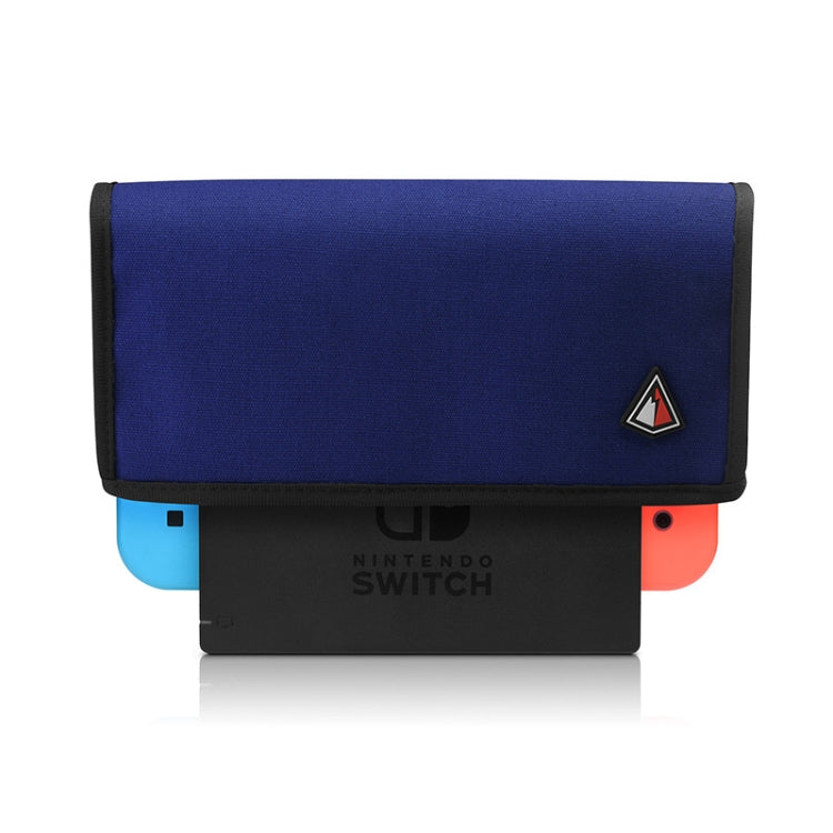 Housse de protection anti-rayures à doublure souple pour station de chargement Nintendo Switch (bleu)