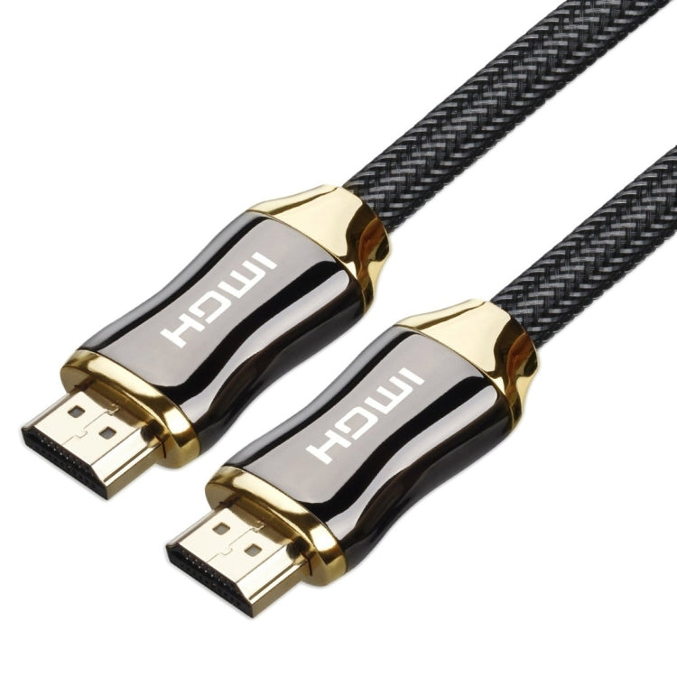1m Metallgehäuse HDMI 2.0 High Speed ​​HDMI 19 Pin Stecker auf HDMI 19 Pin Stecker Verbindungskabel