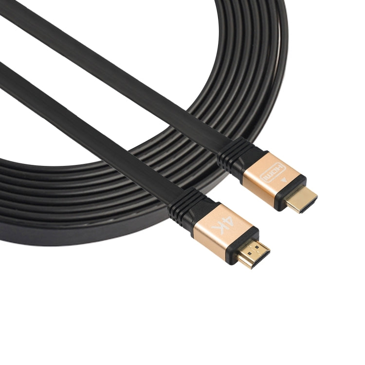 1.5m HDMI 2.0 (4K) 30AWG Conectores chapados en Oro de alta velocidad 18Gbps Cable plano HDMI Macho a HDMI Macho (dorado)