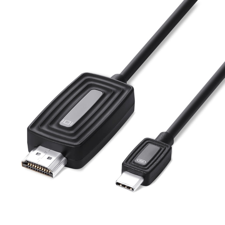 TY-04 2m USB-C / Type-C 3.1 a HDMI 4K con HDCP Compatible con MacBook Pro 2018 / 2017 iPad Pro / MacBook Air 2018 Chromebook Pixel Samsung S9 / S8 Dell XPS 13