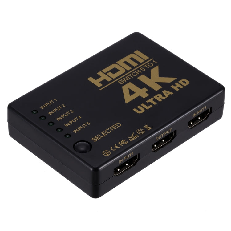 ZMT-968885 Commutateur HDMI Commutateur vidéo HD 5 en 1 sortie 4K * 2K avec télécommande
