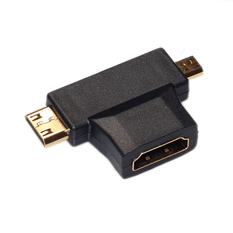 1.8m HDMI 1.4 Versión 1080P Woven Net Line Azul Black Head HDMI Macho a HDMI Macho Audio Video Conector Cable con Mini HDMI y Micro HDMI y HDMI 3 en 1 Conjunto de adaptadores