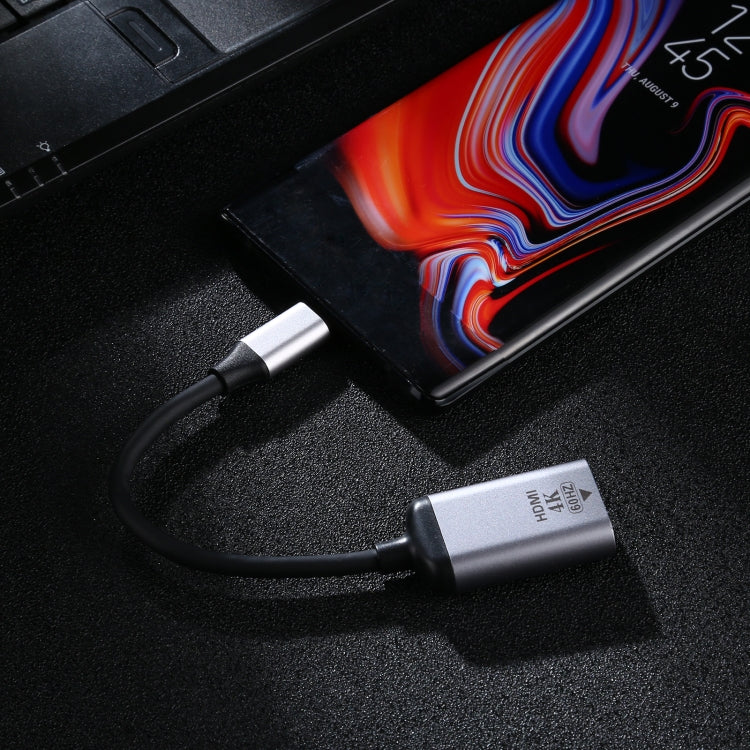 4K 60HZ HDMI Hembra a Cable adaptador de conexión Macho tipo C / USB-C