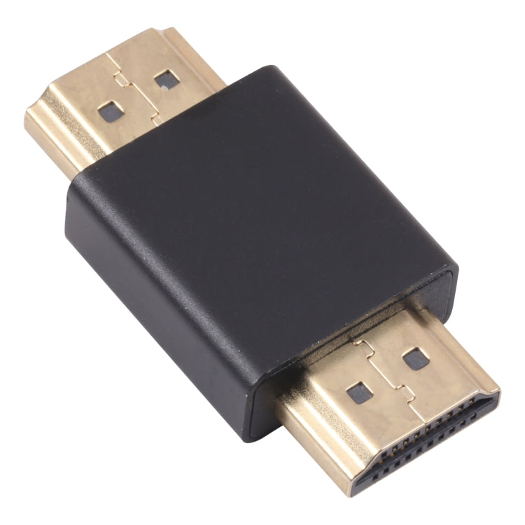 Adaptateur HDMI mâle vers mâle plaqué or (noir)