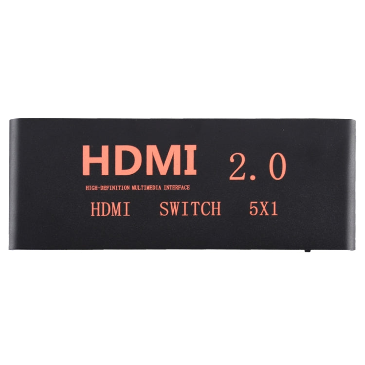 Interruptor HDMI 2.0 5X1 4K / 60Hz con Control remoto Enchufe de la UE