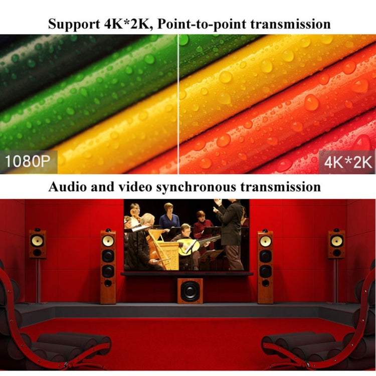 Repetidor de amplificador Mini 2160P Full HD HDMI 1.4b compatible con 4K x 2K 3D (Negro)