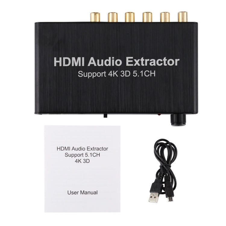Extractor decodificador de Audio 4K 3D HDMI 5.1CH