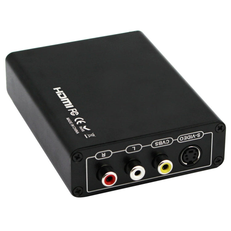 Adaptateur de convertisseur vidéo HDMI vers Composite/AV S-Vidéo RCA CVBS/L/R