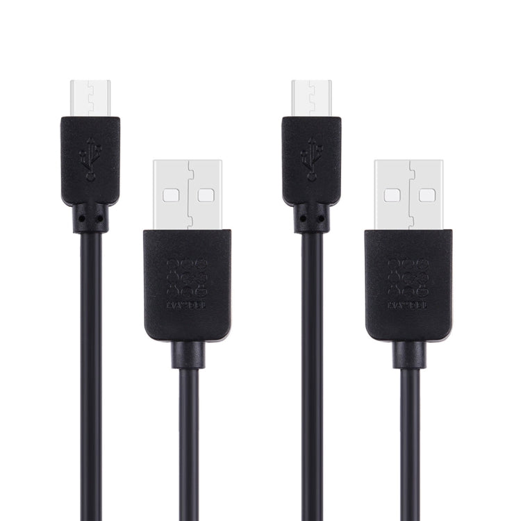 2 PCS Haweel 1m High Speed ​​Micro USB to USB Data Sync Charging Cable Kits for Galaxy Huawei Xiaomi LG HTC and other Smart Phones