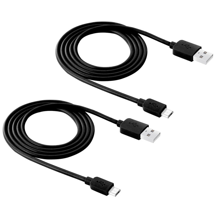 2 PCS Haweel 1m High Speed ​​Micro USB to USB Data Sync Charging Cable Kits for Galaxy Huawei Xiaomi LG HTC and other Smart Phones