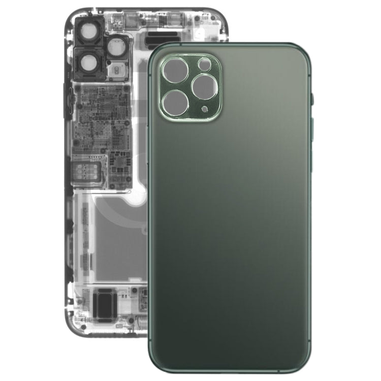 Panneau de verre de couverture arrière de batterie pour iPhone 11 Pro (Vert)