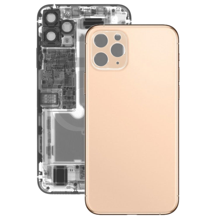 Panel de Cristal de la Tapa Trasera de la Batería Para iPhone 11 Pro (Dorado)