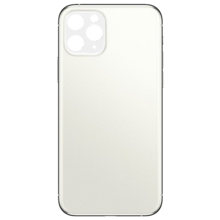 Panneau de verre du couvercle de la batterie arrière pour iPhone 11 Pro (Blanc)