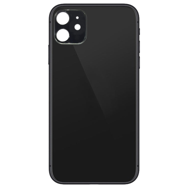 Couvercle de batterie arrière en verre pour iPhone 11 (noir)