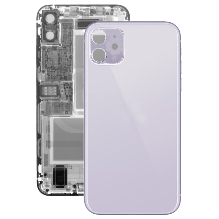 Back Glass Battery Cover for iPhone 11 (Purple)