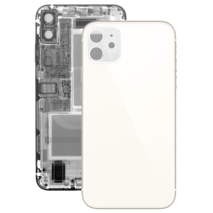 Back Glass Battery Cover for iPhone 11 (White)