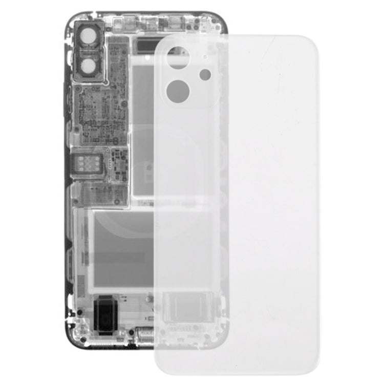 Tapa Trasera de Cristal Transparente Para Batería Para iPhone 11 (Transparente)