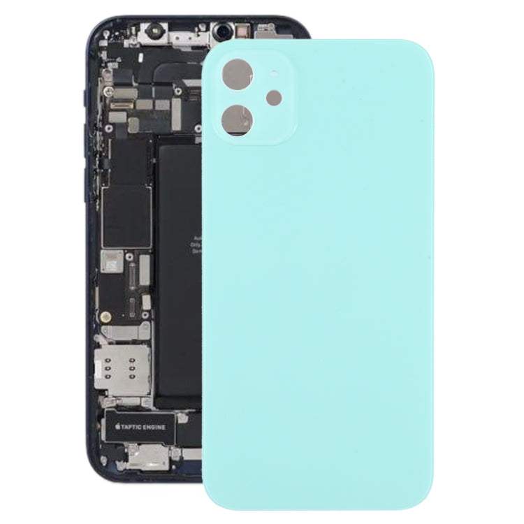 Tapa de Batería de Cristal con apariencia de Imitación de iPhone 12 Para iPhone XR (Verde)