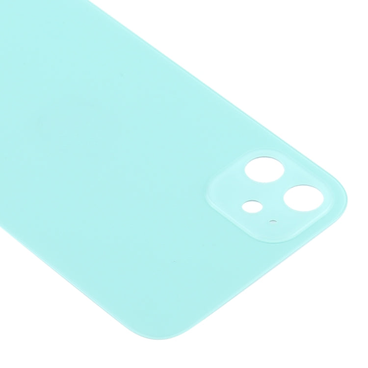 Tapa de Batería de Cristal con apariencia de Imitación de iPhone 12 Para iPhone XR (Verde)