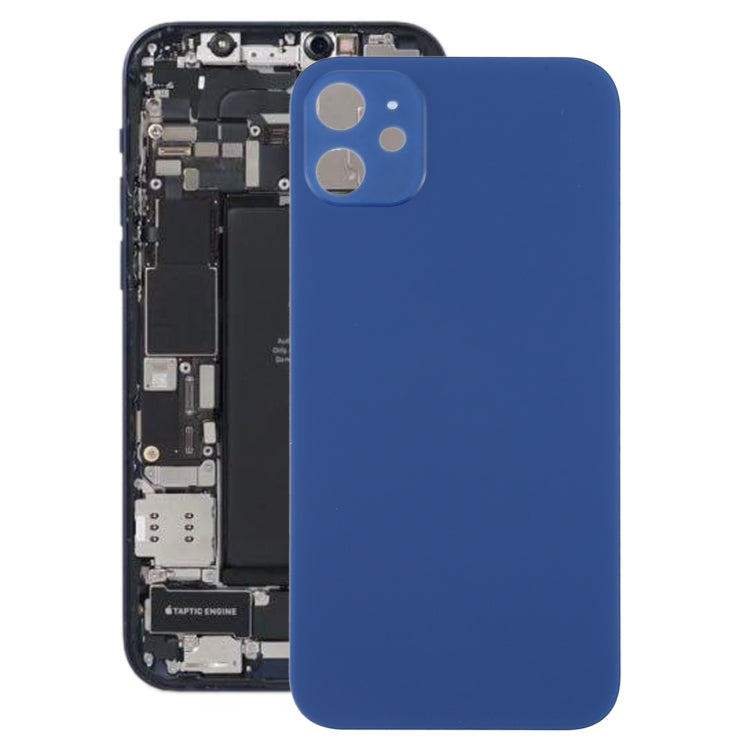 iPhone 12 Imitation Look Glass Battery Cover for iPhone XR (Blue)