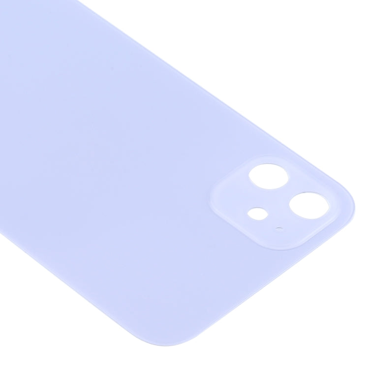 Tapa de Batería de Cristal con apariencia de Imitación de iPhone 12 Para iPhone XR (Morado)