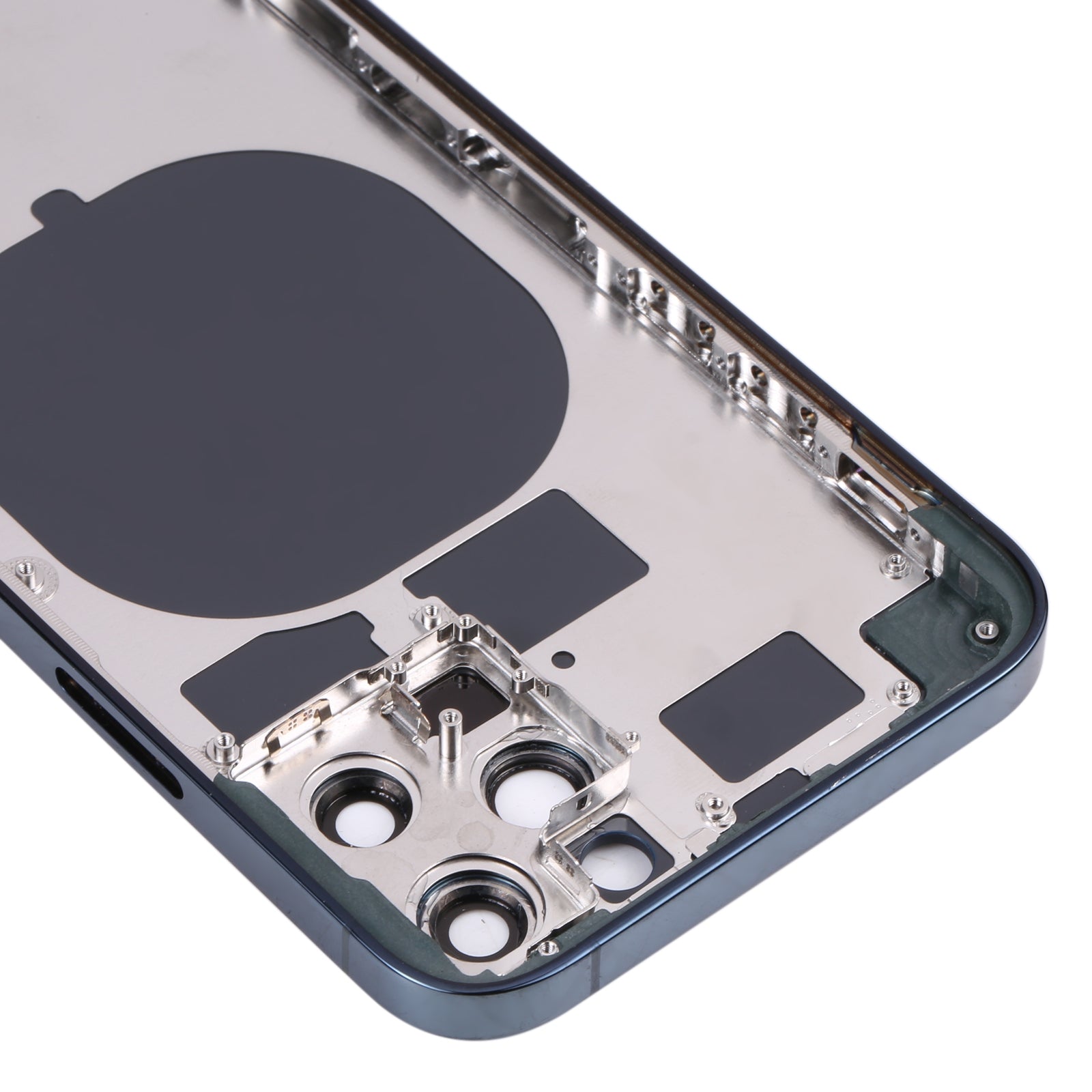 Chassis Cover Battery Cover Apple iPhone 11 Pro imitation iPhone 12 Pro Bleu foncé