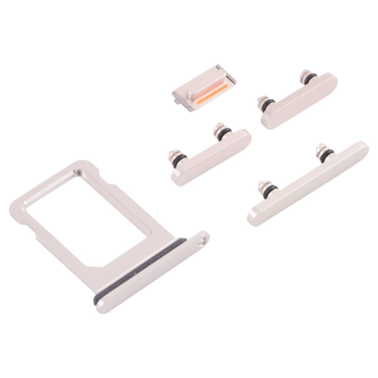SIM Card Tray + Side Keys For iPhone 13 (Starlight)