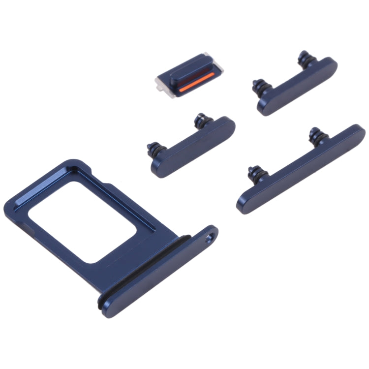 SIM Card Tray + SIM Card Tray + Side Keys for iPhone 13 (Blue)