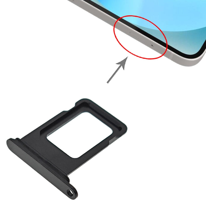 Plateau porte-carte SIM Micro SIM Apple iPhone 13 Noir