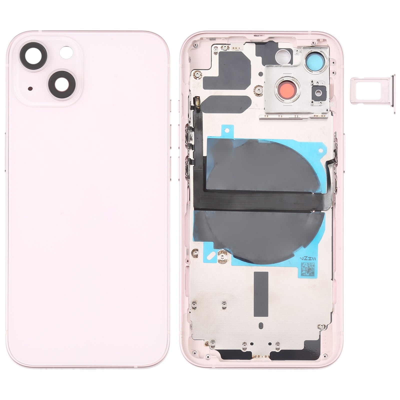 Carcasa Chasis Tapa Bateria Apple iPhone 13 Rosa