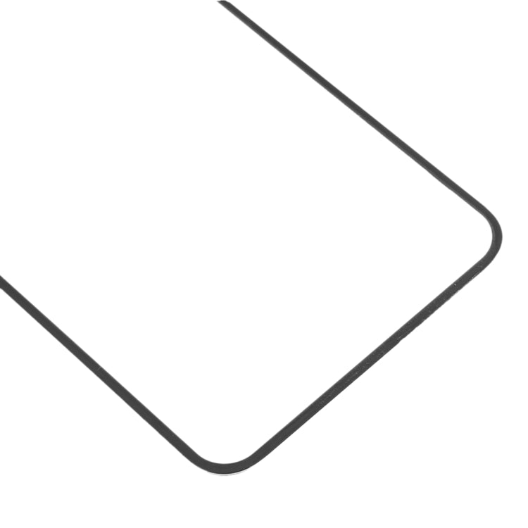Lentille en verre extérieure de l'écran avant pour iPhone 11 Pro Max (noir)