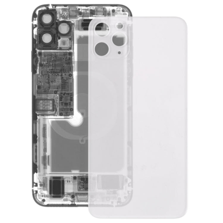 Tapa Trasera de Cristal Transparente Para Batería Para iPhone 11 Pro Max (Transparente)