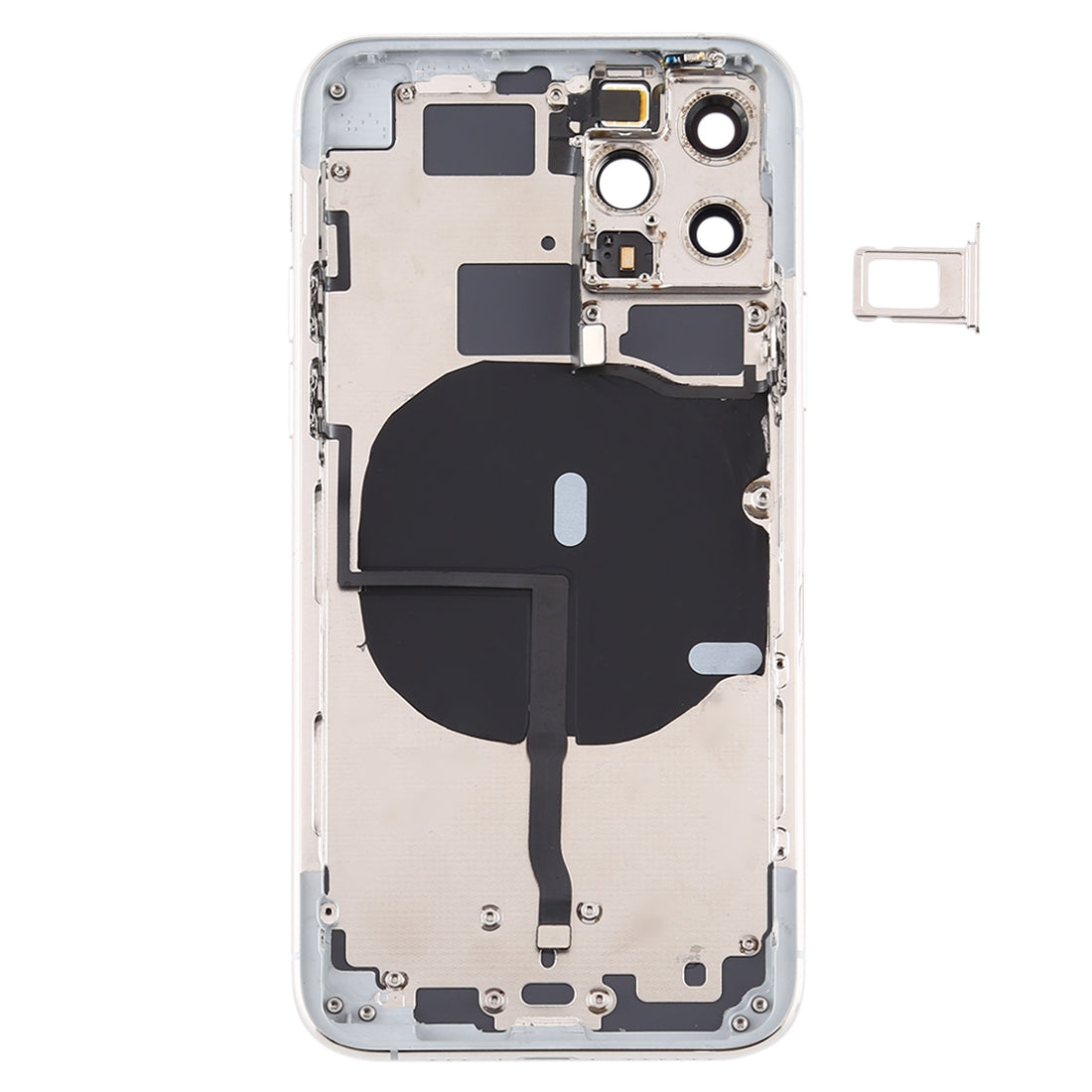 Chassis Cover Battery Cover + Parts Apple iPhone 11 Pro Silver