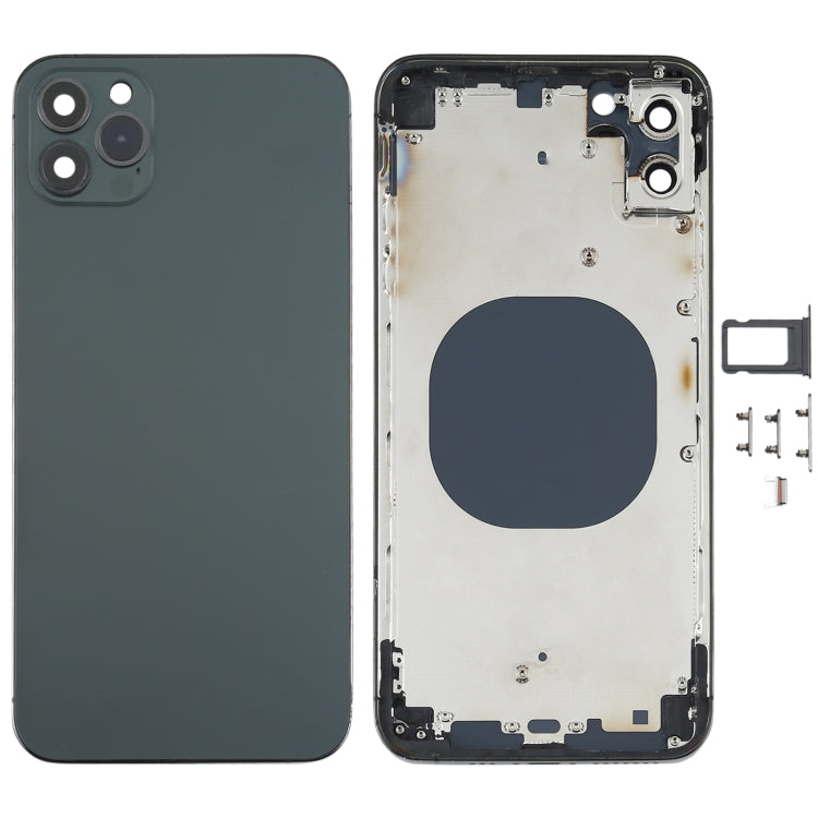 Cubierta de la Carcasa Trasera con apariencia de Imitación de iPhone 12 Pro Max Para iPhone XS Max (Negro)