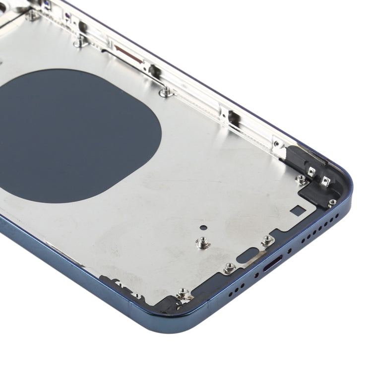 Cubierta de la Carcasa Trasera con apariencia de Imitación de iPhone 12 Pro Max Para iPhone XS Max (Azul)