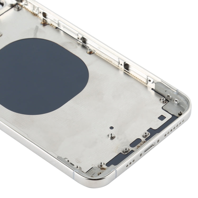Cubierta de la Carcasa Trasera con apariencia de Imitación de iPhone 12 Pro Max Para iPhone XS Max (Blanco)