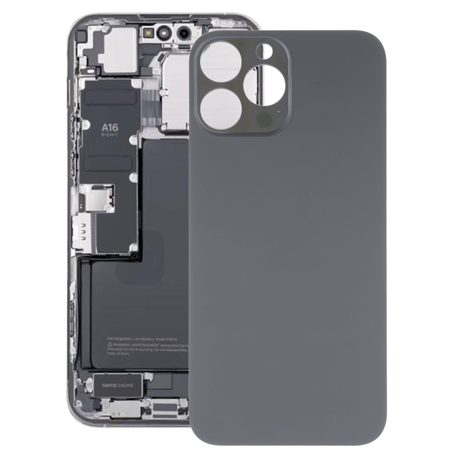 Tapa Bateria Back Cover Apple iPhone 14 Pro Max Negro