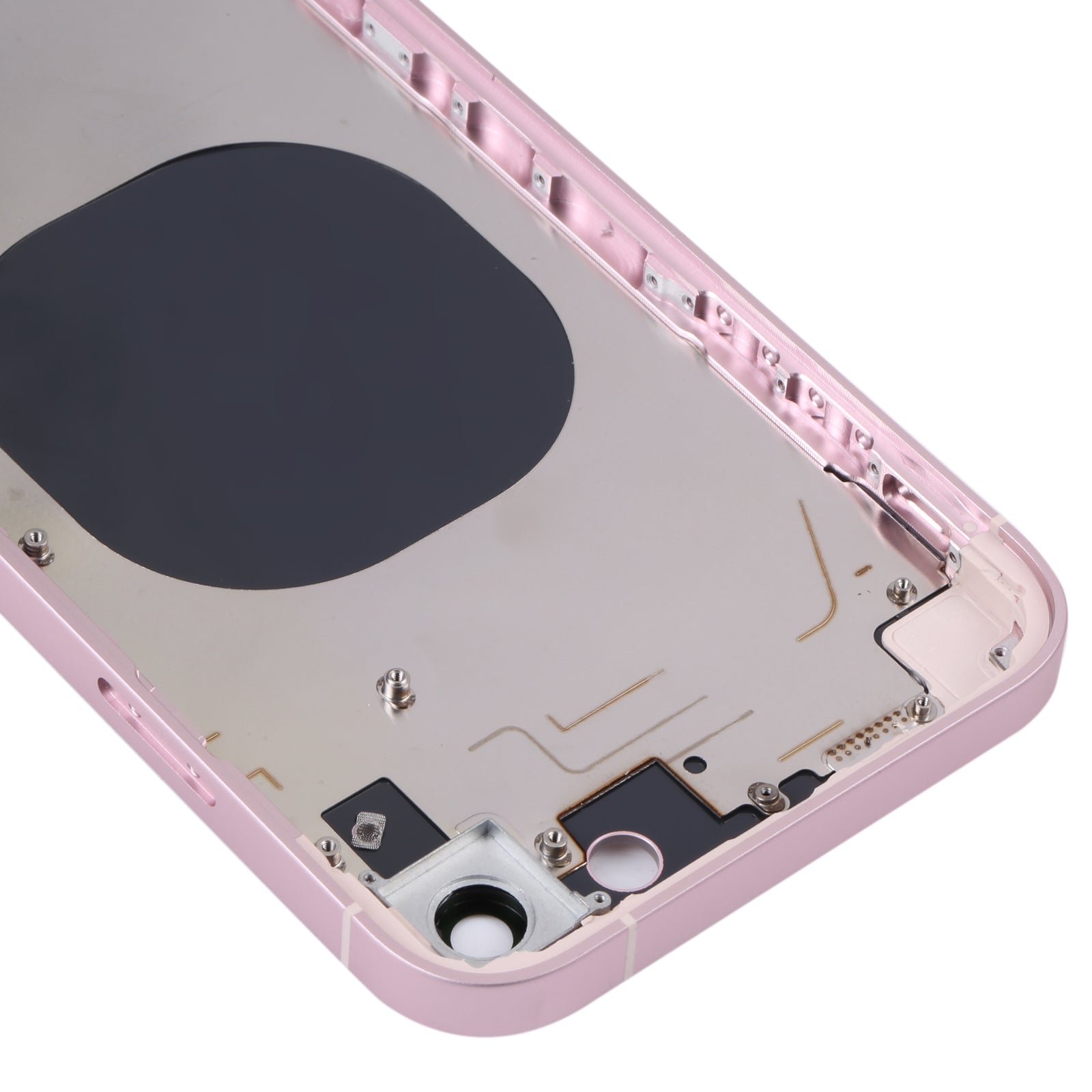 Carcasa Chasis Tapa Bateria Apple iPhone XR imitacion iPhone 14 Rosa