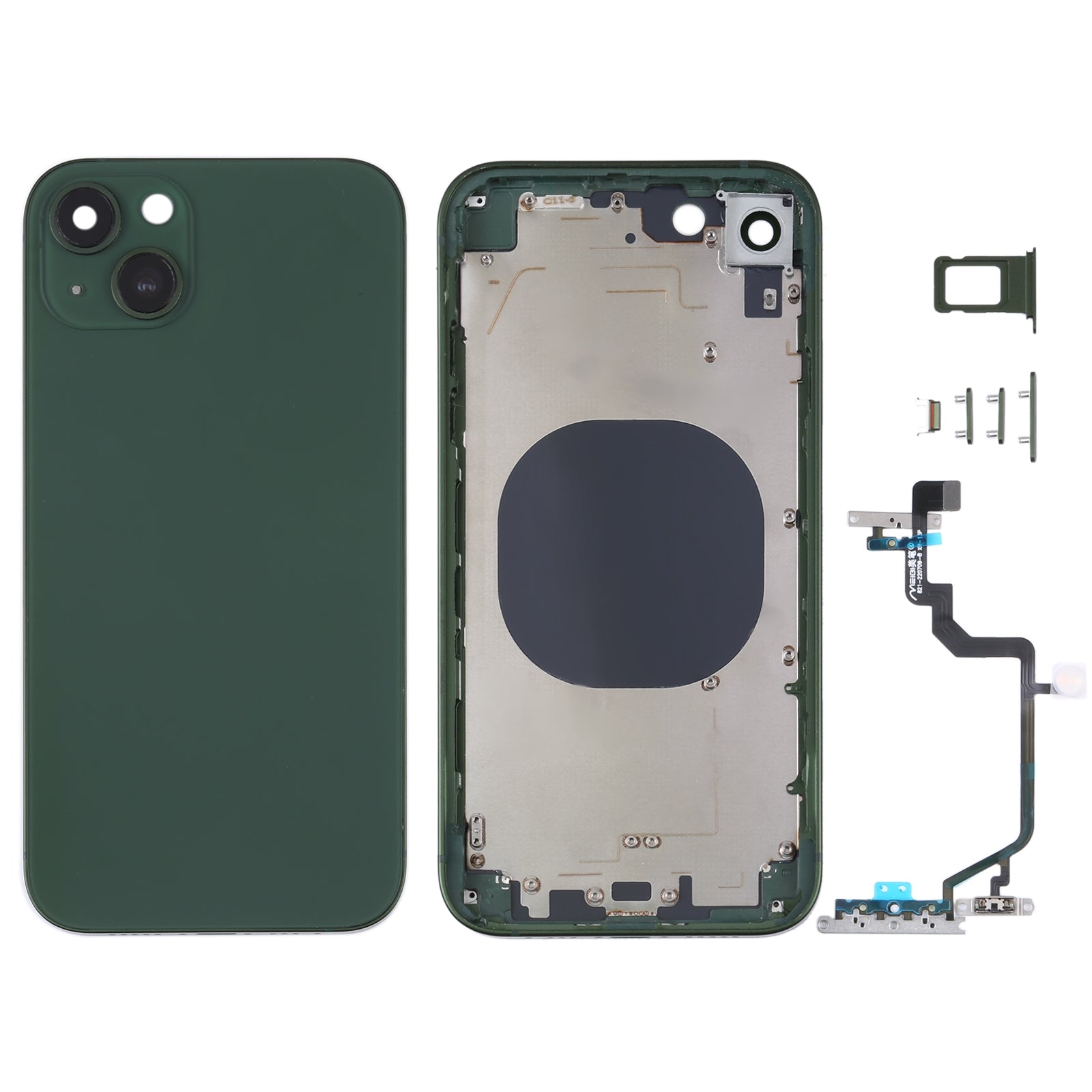 Carcasa Chasis Tapa Bateria Apple iPhone XR imitacion iPhone 14 Verde