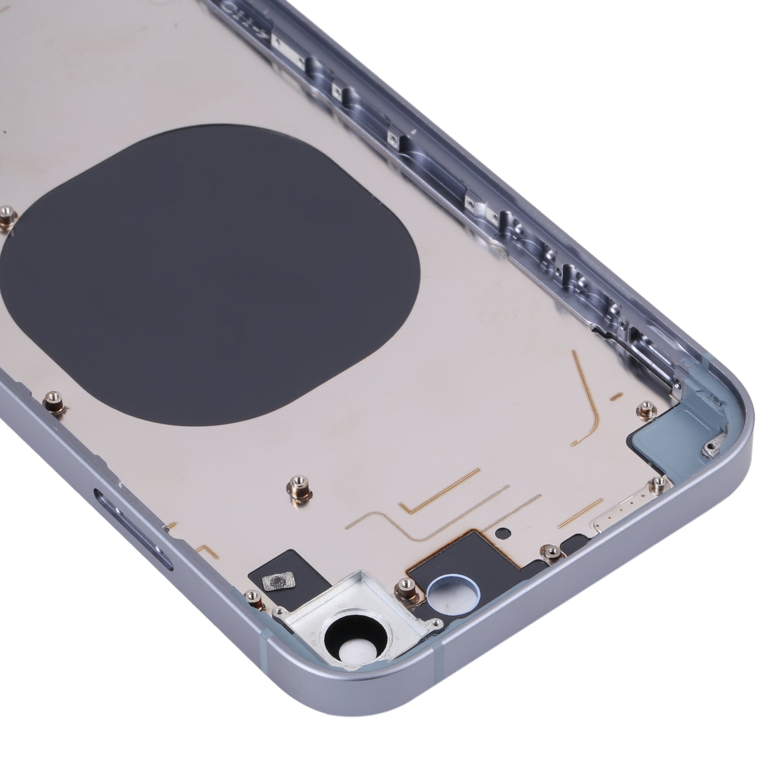 Carcasa Chasis Tapa Bateria Apple iPhone XR imitacion iPhone 14 Azul